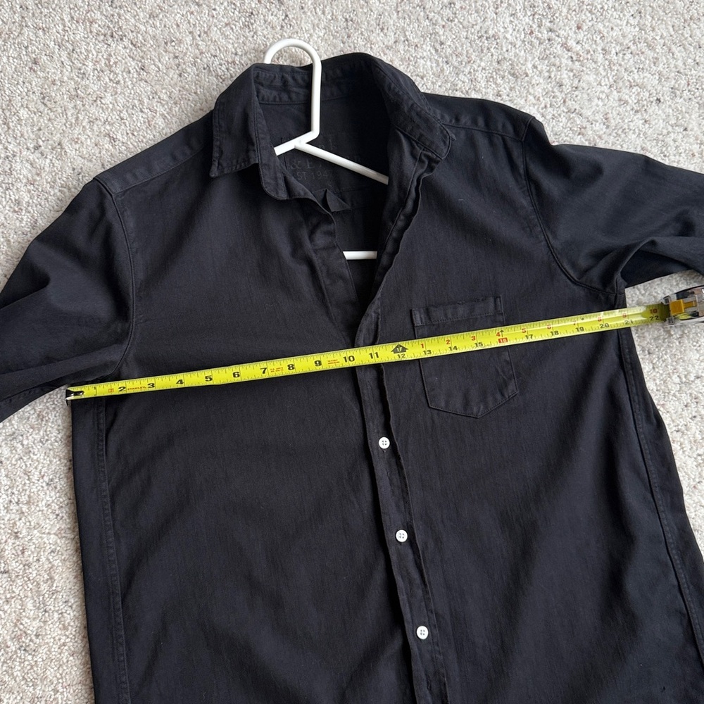 FRANK & EILEEN Mary Shirtdress Black Famous Denim - Picture 13 of 15